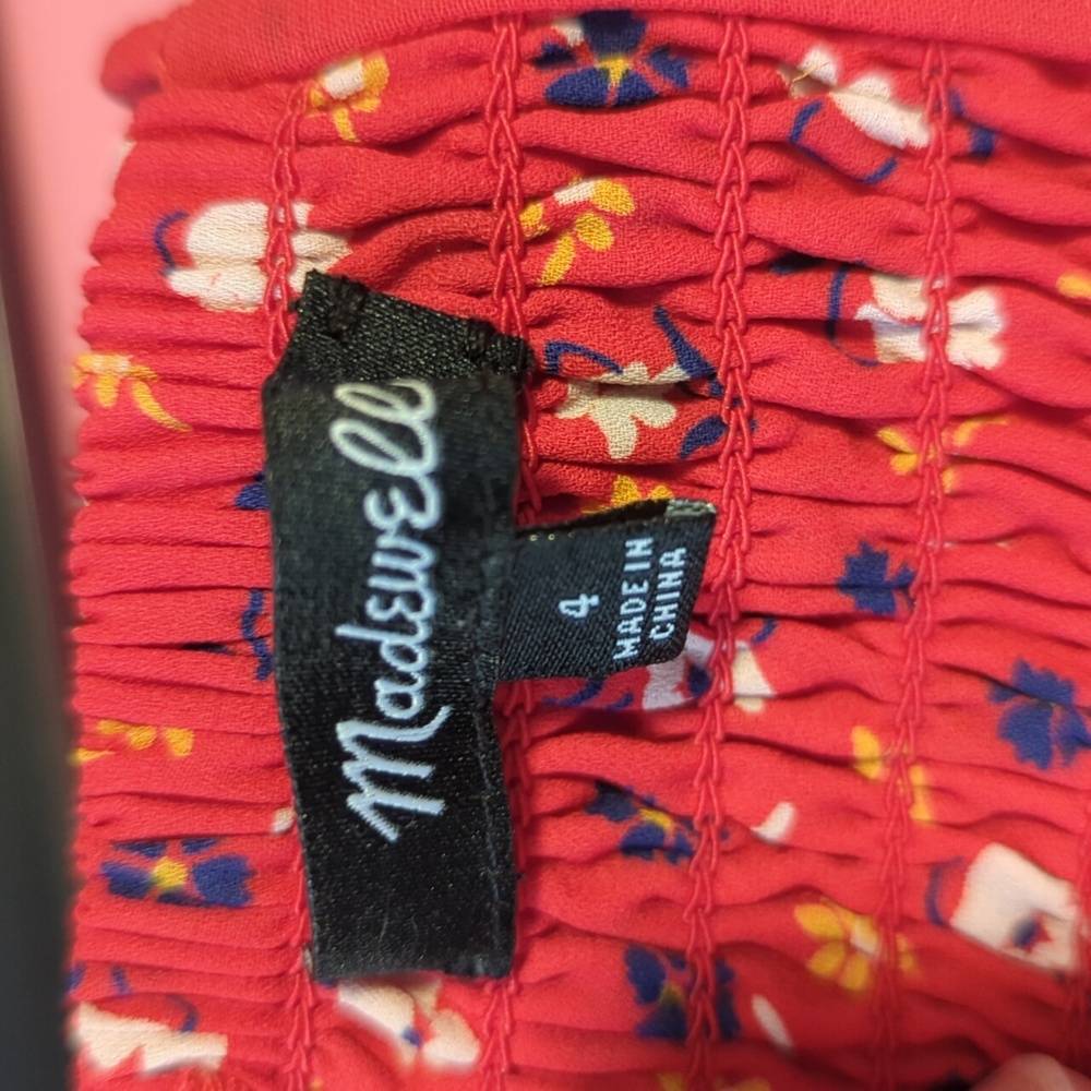 Madewell Ruched Wide Leg Jumpsuit in Prairie Posies - Picture 11 of 15
